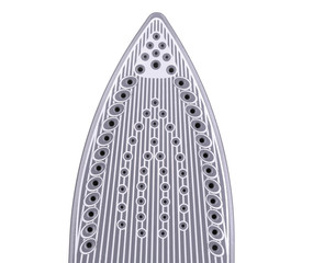 Close up of ironing tool.