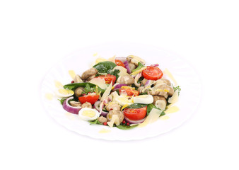 Mushroom salad.