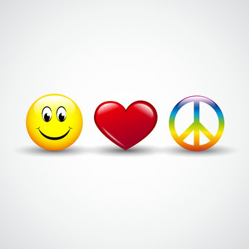 love peace happyness