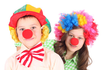 Cute little clowns