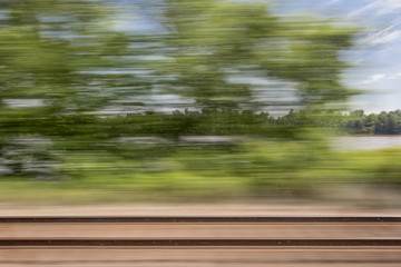 blurry abstract landscape