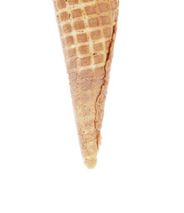 Ice-cream waffle cone.