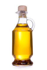 jar with oil isolated