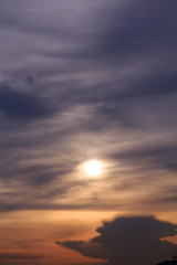 sky with clouds