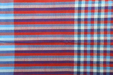 Colorful loincloth fabric background