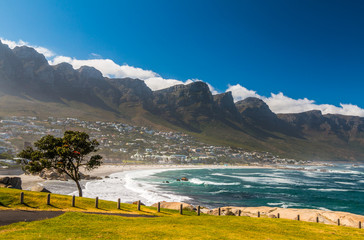 Strand in Kaapstad Zuid-Afrika