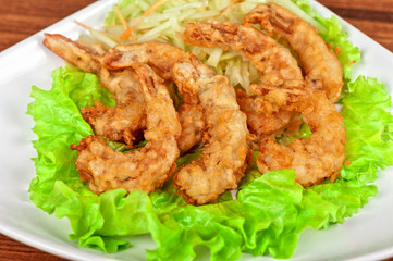 Fried shrimps