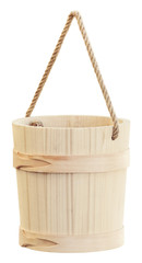 Wooden bucket