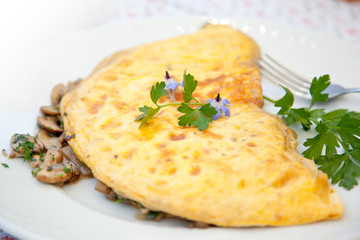 Champignon-Omlette