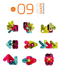 Modern business infographic templates