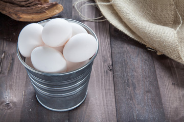 Eggs in a bucket