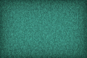 Woolen Woven Fabric Emerald Green Vignette Grunge Texture