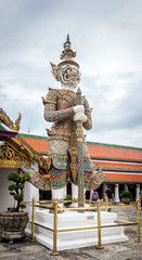 Guardian statue at Wat Phra Kaew, Temple of the Emerald Buddha