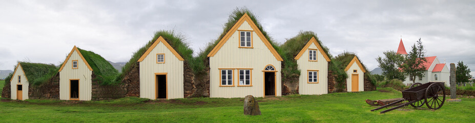 Icelandic turf houses