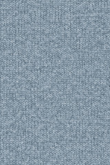 Fototapeta na wymiar Woolen Woven Fabric Light Powder Blue Grunge Texture