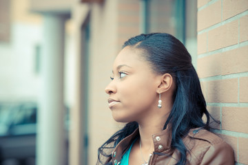 beautiful african young woman