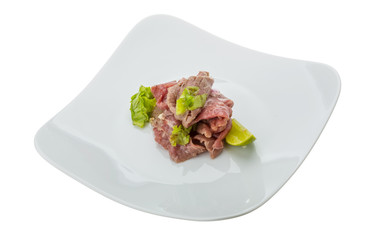 Beef carpaccio
