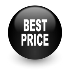 best price black glossy internet icon