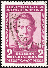 Poet Esteban Echeverria (Argentina 1957)