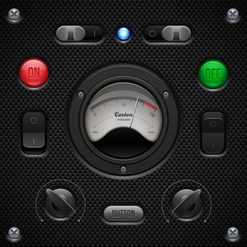 Carbon UI Application Software Controls Set