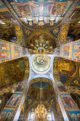 Fototapeta na wymiar Church of the Savior on Spilled Blood in St. Petersburg