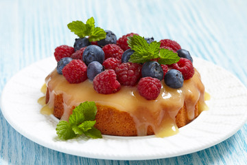 fresh berries tart