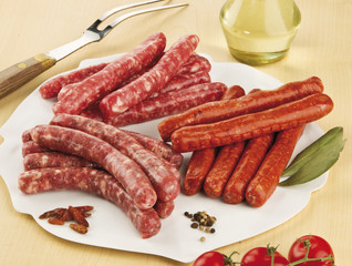 Saucisses et Merguez