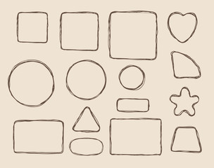 Hand drawn form elements