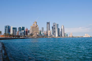 Fototapeta premium Architecture in Doha Qatar