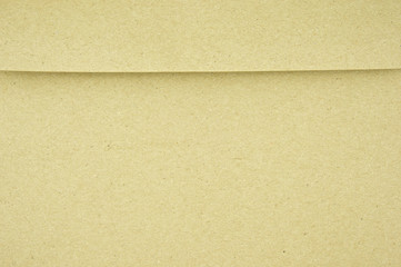 Back of brown ancient envelope open vintage