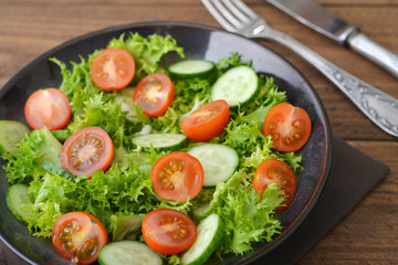 Fresh vegetable salad