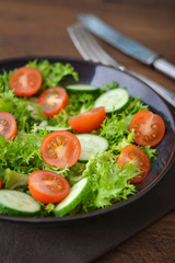 Fresh vegetable salad