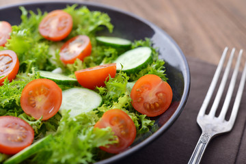 Fresh vegetable salad