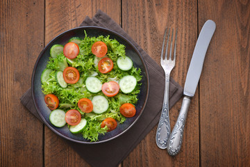 Fresh vegetable salad
