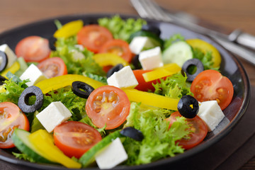 Fresh vegetable salad