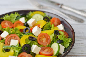 Fresh vegetable salad