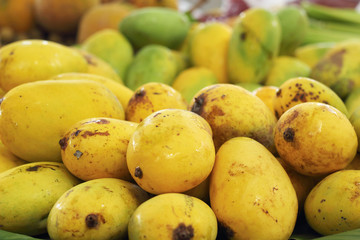 Ripe mango in the market