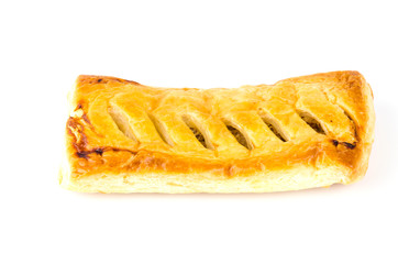 Pie isolated white background