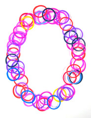Colorful rubber band No.0