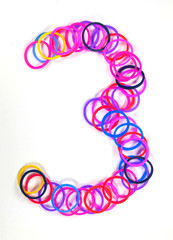 Colorful rubber band No.3
