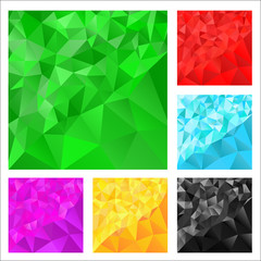 Background with triangles