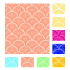 Geometric seamless pattern