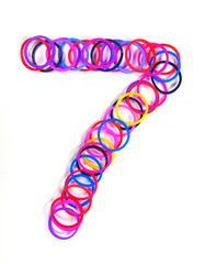 Colorful rubber band No.7