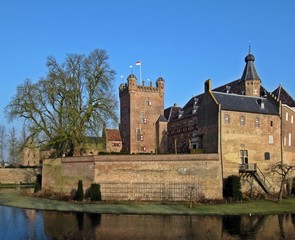 Fototapeta premium Schloss Huis Bergh Niederlande