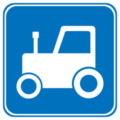 Tractor button