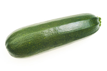 zucchini isolated on white background