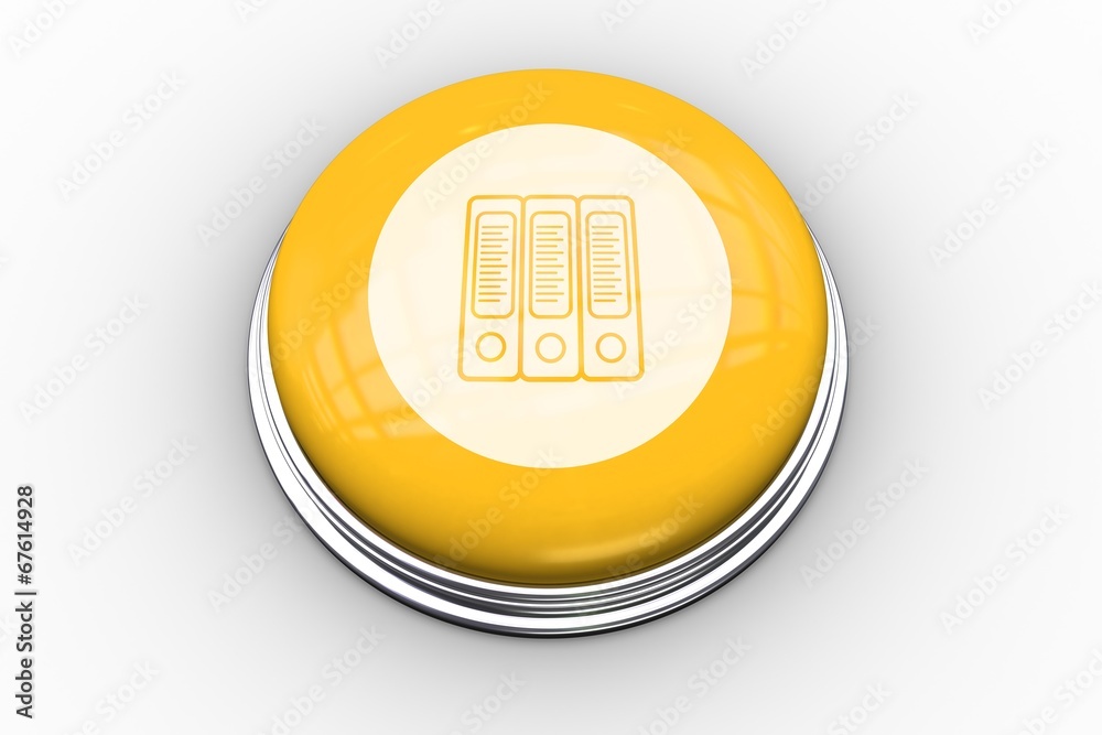 Poster Folders graphic on yellow push button