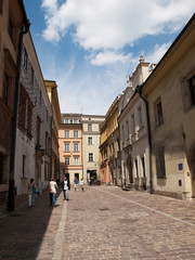 Fototapeta na wymiar Picturesque Kanonicza Street in Krakow