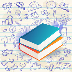 Back to school celebration card © Yuzach