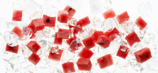 fruit in the ice